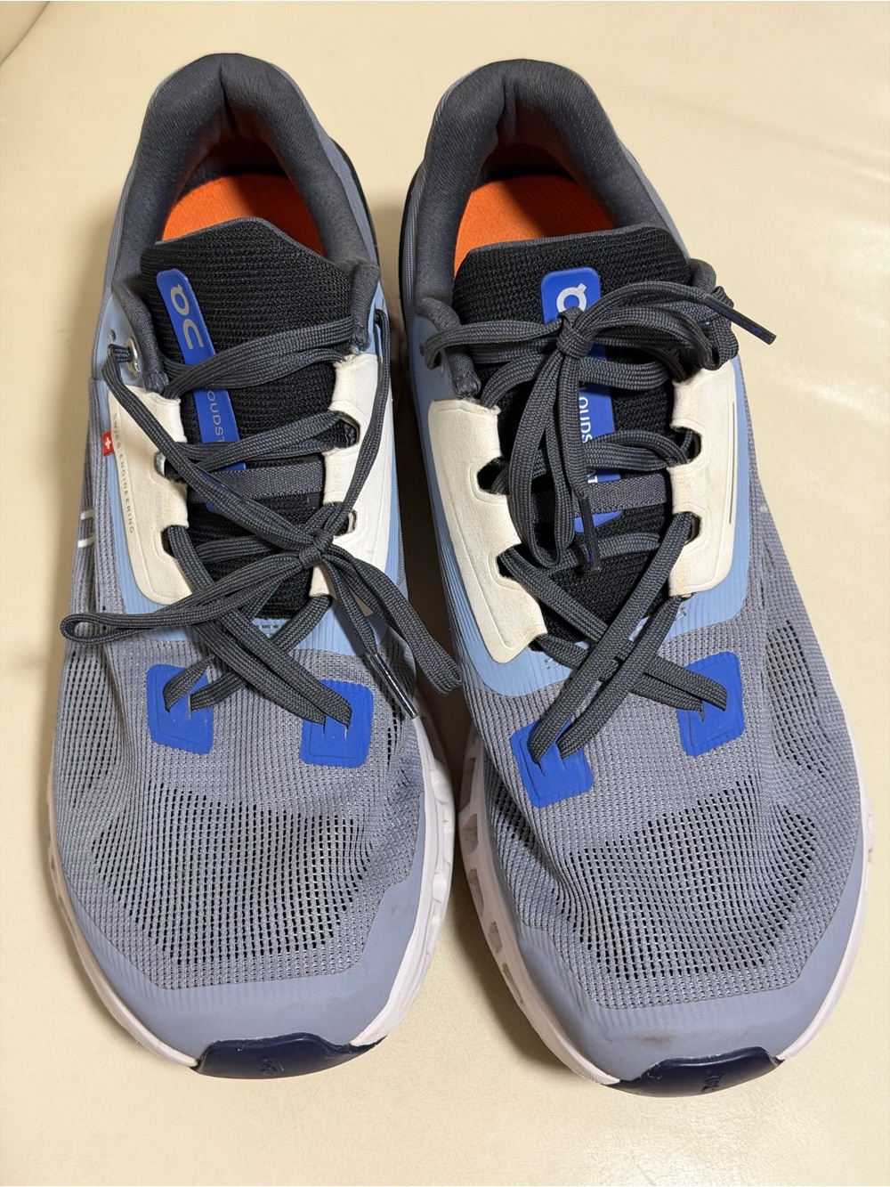 On Running Men's Cloudswift Grey/Blue Running Shoes